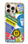 S3960 Safety Signs Sticker Collage Case For iPhone 16 pro max