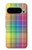 S3942 LGBTQ Rainbow Plaid Tartan Case For Google Pixel 9 Pro