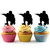 TA0107 Paintball Commando Silhouette Party Wedding Birthday Acrylic Cupcake Toppers Decor 10 pcs