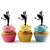 TA0108 Neverland Tinkerbell Fairy Silhouette Party Wedding Birthday Acrylic Cupcake Toppers Decor 10 pcs