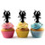 TA0128 Lobster Silhouette Party Wedding Birthday Acrylic Cupcake Toppers Decor 10 pcs