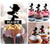 TA0237 Mermaid Silhouette Party Wedding Birthday Acrylic Cupcake Toppers Decor 10 pcs