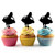 TA0238 Alice's Adventures in Wonderland Silhouette Party Wedding Birthday Acrylic Cupcake Toppers Decor 10 pcs