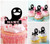 TA0333 Cute Ghost Silhouette Party Wedding Birthday Acrylic Cupcake Toppers Decor 10 pcs