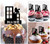 TA0407 Radio Station Broadcasting Silhouette Party Wedding Birthday Acrylic Cupcake Toppers Decor 10 pcs