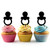 TA0448 Baby Pacifier Silhouette Party Wedding Birthday Acrylic Cupcake Toppers Decor 10 pcs