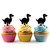 TA0535 Cartoon Dinosaur Silhouette Party Wedding Birthday Acrylic Cupcake Toppers Decor 10 pcs