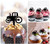 TA0567 Farm Tractor Silhouette Party Wedding Birthday Acrylic Cupcake Toppers Decor 10 pcs