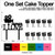 TC0169 I Love Movie Camera Party Wedding Birthday Acrylic Cake Topper Cupcake Toppers Decor Set 11 pcs