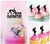 TC0194 I Love Pole Dance Girl Party Wedding Birthday Acrylic Cake Topper Cupcake Toppers Decor Set 11 pcs