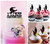 TC0206 I Love Xtreme Sport Snowboard Party Wedding Birthday Acrylic Cake Topper Cupcake Toppers Decor Set 11 pcs