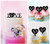 TC0216 Love Heart Party Wedding Birthday Acrylic Cake Topper Cupcake Toppers Decor Set 11 pcs
