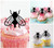 TA0733 House Fly Insect Bug Silhouette Party Wedding Birthday Acrylic Cupcake Toppers Decor 10 pcs
