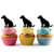 TA0750 Labrador Retriever Sitting Dog Silhouette Party Wedding Birthday Acrylic Cupcake Toppers Decor 10 pcs