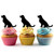 TA0751 Golden Retriever Sitting Dog Silhouette Party Wedding Birthday Acrylic Cupcake Toppers Decor 10 pcs