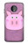 S3269 Pig Cartoon Case For Motorola Moto Z3, Z3 Play