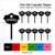 TA0926 Police Hat Silhouette Party Wedding Birthday Acrylic Cupcake Toppers Decor 10 pcs