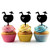 TA0982 Soda Drink Silhouette Party Wedding Birthday Acrylic Cupcake Toppers Decor 10 pcs