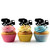 TA0991 Concrete Mixer Truck Silhouette Party Wedding Birthday Acrylic Cupcake Toppers Decor 10 pcs