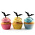 TA1200 Flying Bat Silhouette Party Wedding Birthday Acrylic Cupcake Toppers Decor 10 pcs