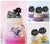 TC0226 Happy Birthday Roses Flower Party Wedding Birthday Acrylic Cake Topper Cupcake Toppers Decor Set 11 pcs