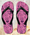 FA0380 Paris Pink Beach Slippers Sandals Flip Flops Unisex