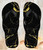 FA0384 Gold Marble Graphic Printed Beach Slippers Sandals Flip Flops Unisex