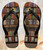 FA0468 Bookshelf Beach Slippers Sandals Flip Flops Unisex