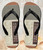FA0471 FM AM Wooden Receiver Graphic Beach Slippers Sandals Flip Flops Unisex