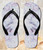 FA0491 Seamless Pink Marble Beach Slippers Sandals Flip Flops Unisex