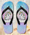 FA0509 Cute Unicorn Cartoon Beach Slippers Sandals Flip Flops Unisex