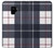 S3452 Plaid Fabric Pattern Case For Samsung Galaxy S9