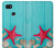 S3428 Aqua Wood Starfish Shell Case For Google Pixel 2 XL