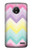 S3514 Rainbow Zigzag Case For Motorola Moto E4