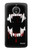 S3527 Vampire Teeth Bloodstain Case For Motorola Moto E4
