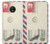 S3551 Vintage Airmail Envelope Art Case For Motorola Moto E4