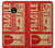 S3552 Vintage Fragile Label Art Case For Motorola Moto E4
