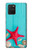 S3428 Aqua Wood Starfish Shell Case For Samsung Galaxy S10 Lite
