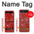 S3354 Red Classic Bandana Case For Samsung Galaxy Z Flip 5G
