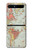 S3418 Vintage World Map Case For Samsung Galaxy Z Flip 5G