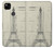 S3474 Eiffel Architectural Drawing Case For Google Pixel 4a