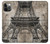 S3416 Eiffel Tower Blueprint Case For iPhone 12, iPhone 12 Pro