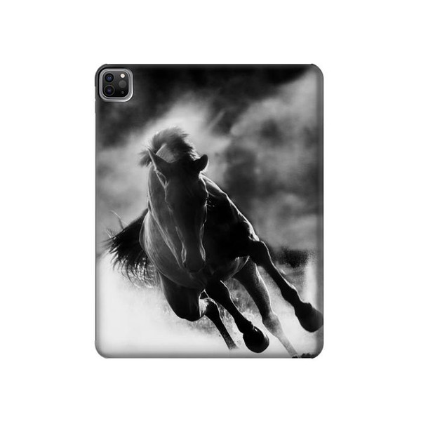 S1860 Running Horse Hard Case For iPad Pro 12.9 (2022, 2021, 2020, 2018), Air 13 (2024)