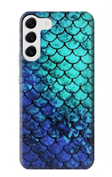 S3047 Green Mermaid Fish Scale Case For Samsung Galaxy S23 Plus