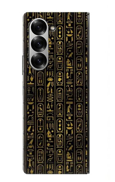 S3869 Ancient Egyptian Hieroglyphic Case For Samsung Galaxy Z Fold 6