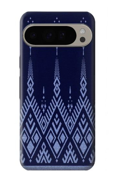 S3950 Textile Thai Blue Pattern Case For Google Pixel 9 Pro XL