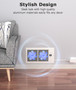 ATOM NEXUS AirBlaze Z6, Quiet Register Booster Fan with Thermostat Control & Remote Control, 10-Speed Control Smart Vent Booster Fan, Heating Cooling AC Vent Fan Fits 6”x12” Register Holes (White)