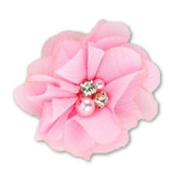 Pearled Sweetheart Flower Clip