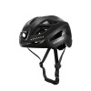 ROCKBROS Safety Warning Helmet with Built-In Lights and Adjustable Fit - Black