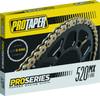 Utilizing a newly developed manufacturing technique never-before seen in the offroad chain market, ProTaper Pro Series chains feature innovative forged pin collars that have been seamlessly incorporated into the outer chain plate.